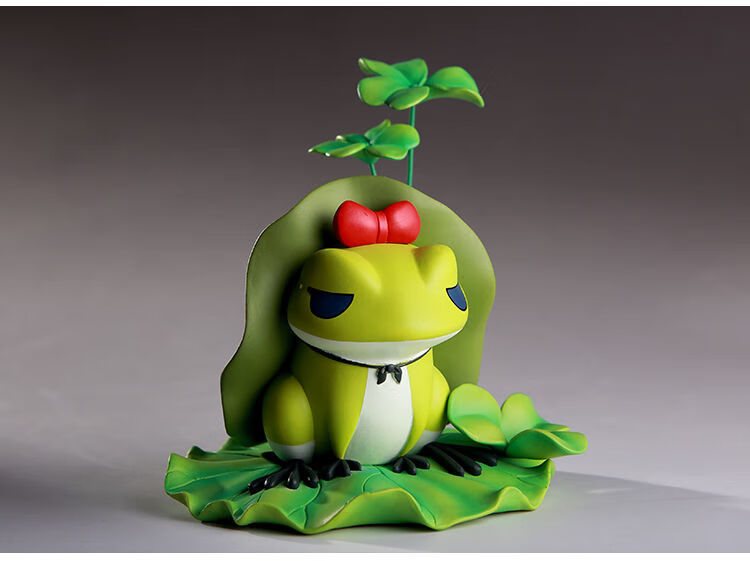 潮玩现货旅行青蛙儿青蛙王手办模型蛋糕烘培装饰车载机箱摆件潮玩现货