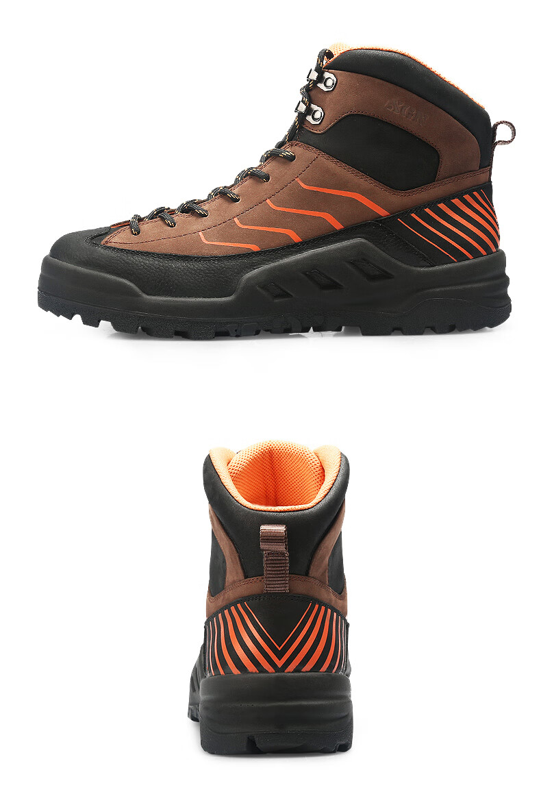 xgn小公牛男鞋2021秋季新款登山鞋男防水防滑户外厚底耐磨徒步鞋博岳