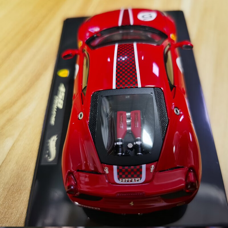 hotwheels风火轮1:43 elite精细版法拉利458敞篷跑车合金汽车模型 军