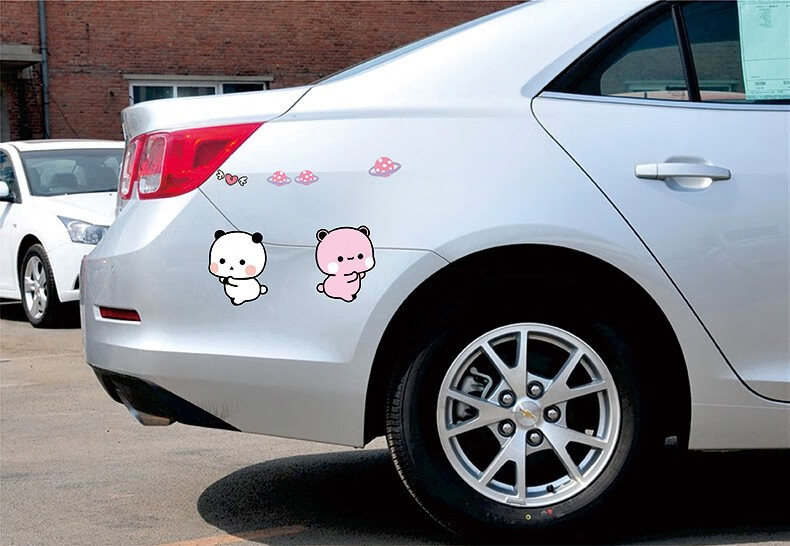 ps 可爱汽车贴纸个性车身装饰车贴车贴纸划痕遮挡遮盖防水创意小贴画