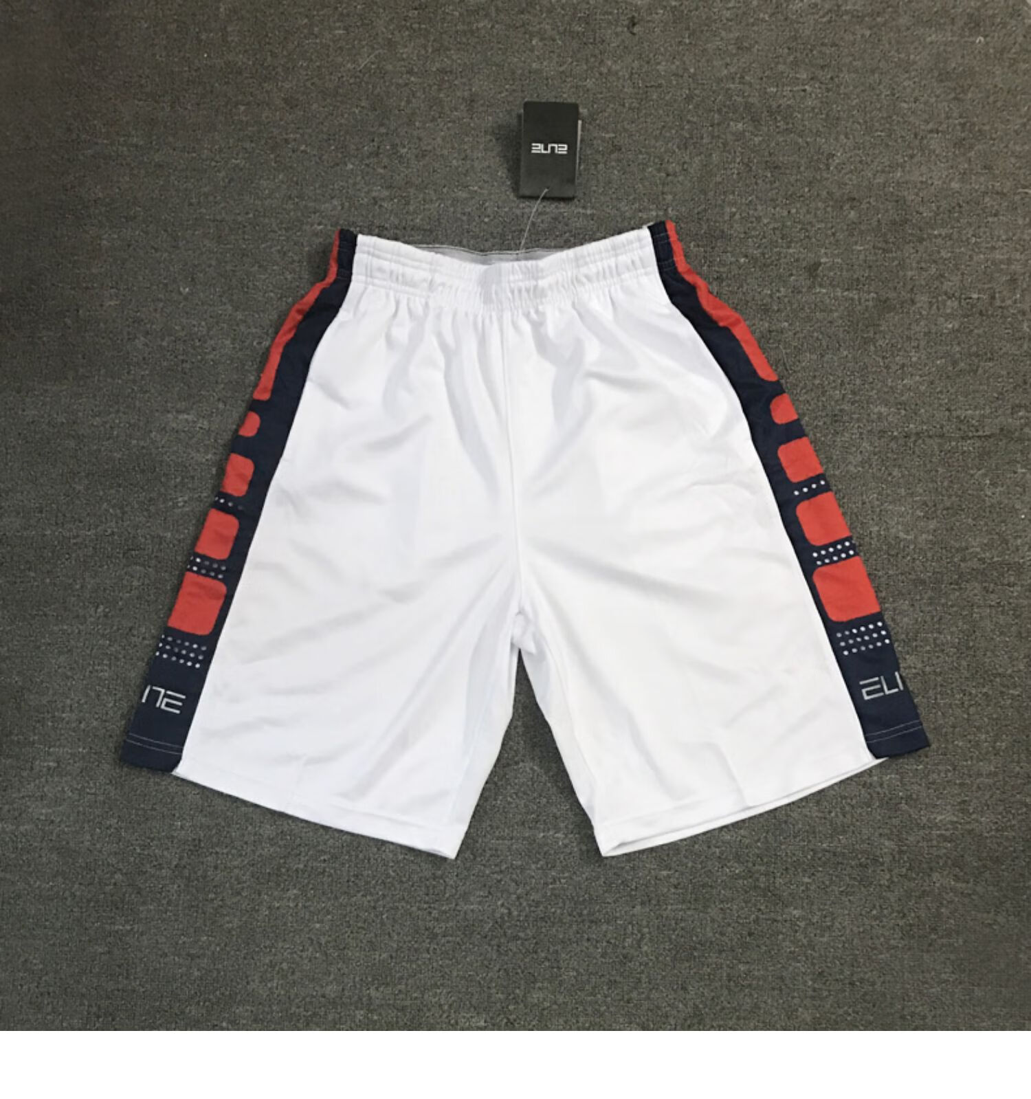 运动短裤男子精英篮球裤大码宽松训练跑步健身短裤男五分裤 精英#美国