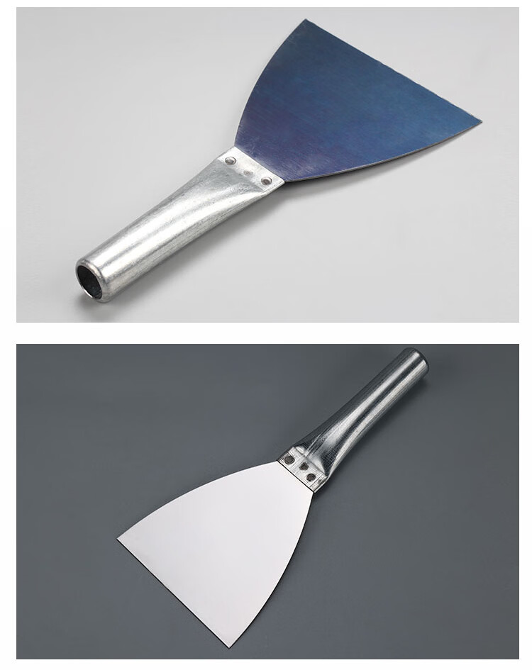精铁蓝锰钢抹泥刀不锈钢抹灰刀瓦工刮腻子批墙抹子加