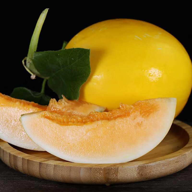 宁夏沙漠黄金蜜瓜甜瓜香瓜黄皮应季整箱6个装哈密瓜新鲜一箱送礼生鲜
