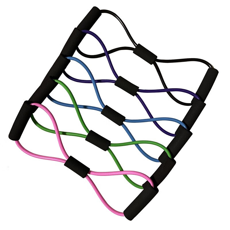 隆德源瑜伽拉力绳 8字拉力绳 颜色随机-单条【图片 价格 品牌 报价】-