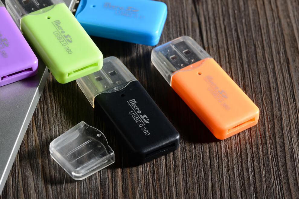 迷你读卡器u盘mp3/4车载电脑手机音响内存卡microtfsd卡 黑色 7个装