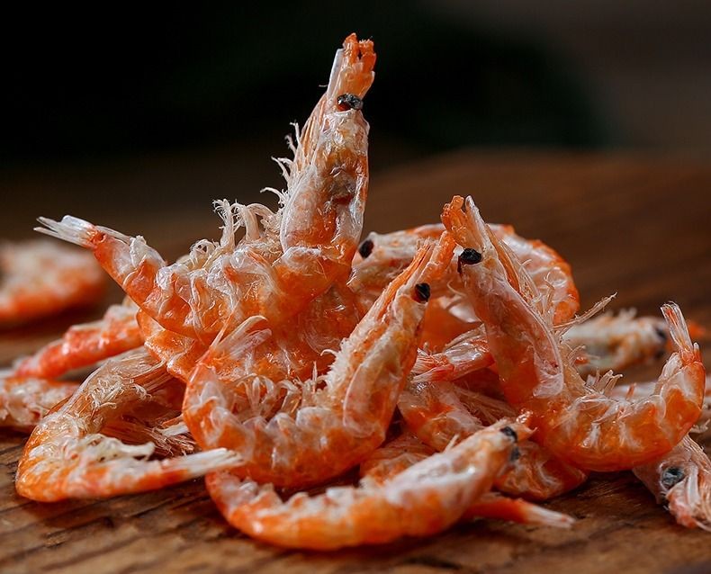 南极磷虾干250g淡干红磷虾皮磷虾250g淡晒海鲜海产干货虾米干磷虾皮