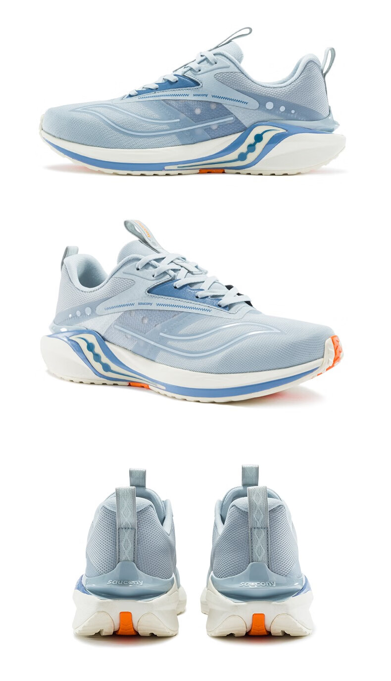 saucony索康尼 coyote hybrid郊狼情侣款跑鞋运动鞋 黑白-3(男) 44