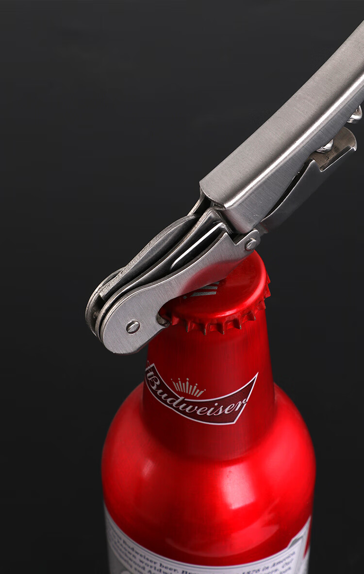 bestart不锈钢海马刀开瓶器葡萄酒红酒啤酒开瓶器酒刀启瓶器海马刀