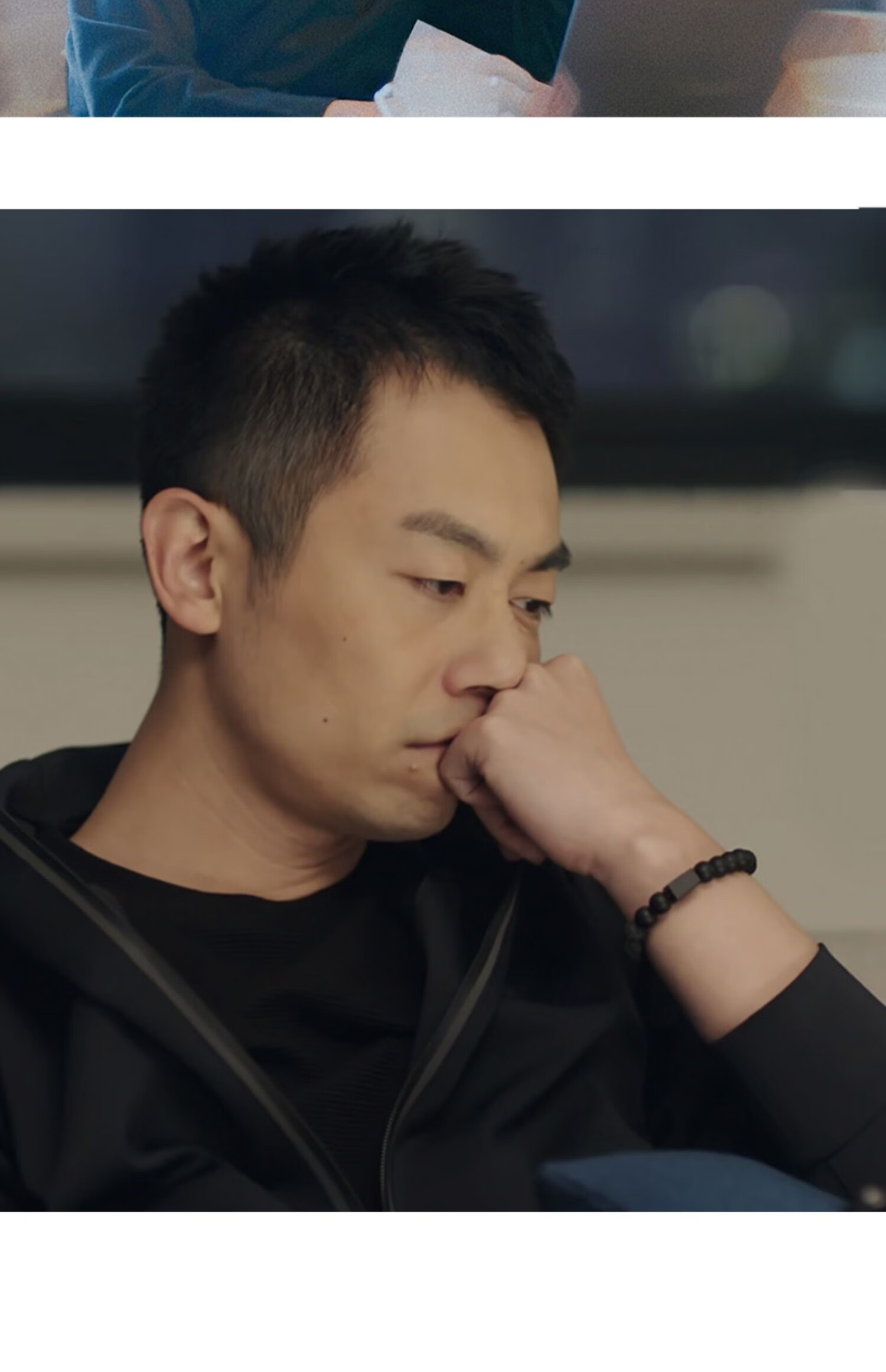 简言的夏冬同款朱亚文同款手链天然黑玛瑙潮牌个性男女新款手串珠礼物