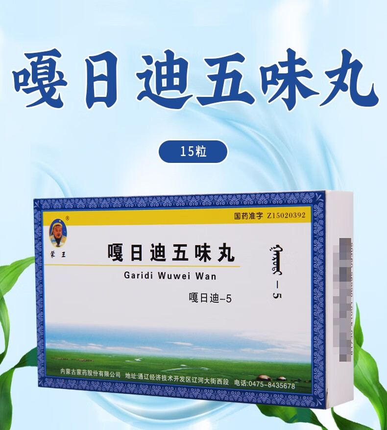 蒙王 嘎日迪五味丸 15粒 1盒【图片 价格 品牌 报价】-京东