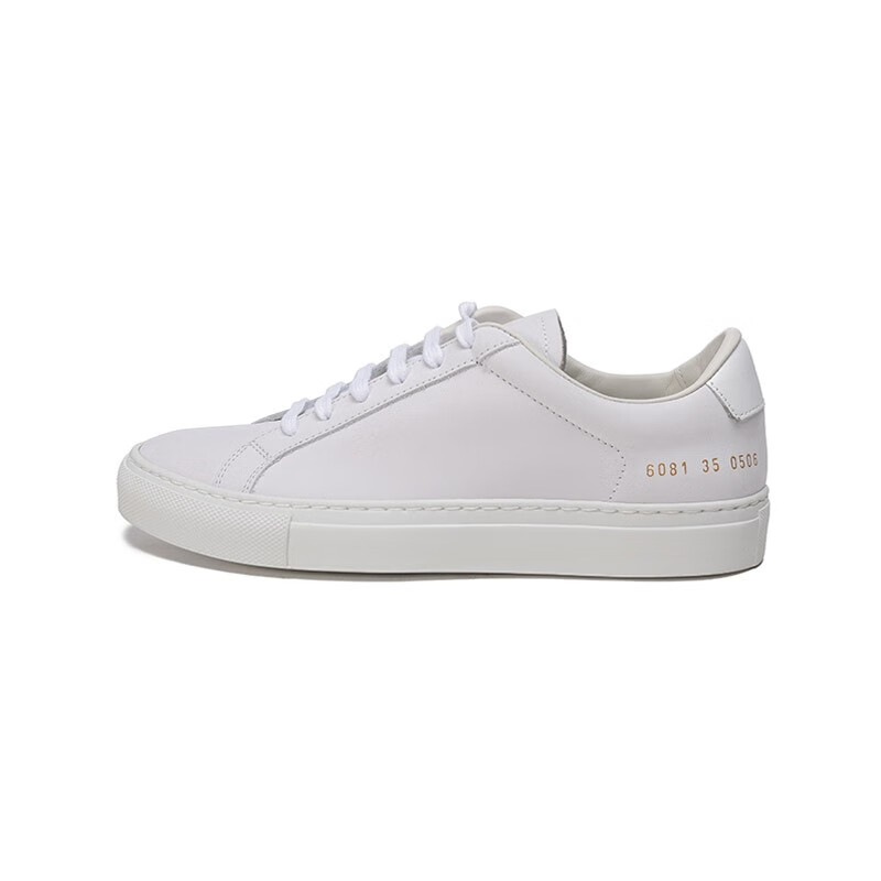 common projects 女士皮革系带休闲运动鞋板鞋cp小白鞋 6081 0506