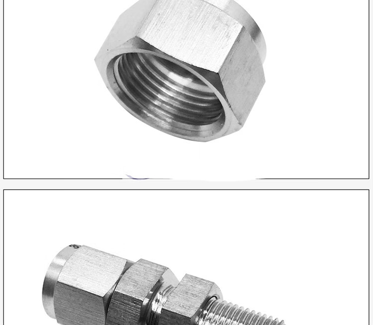 304不锈钢快拧直通穿板接头/pu管软管气管过板接头/快插隔壁快速 φ4*