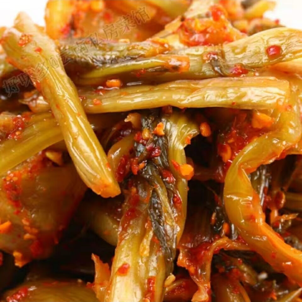 云南德宏特产傣族腌菜腊腌菜美味酸腌菜开胃下饭辣腌菜现装3斤1瓶