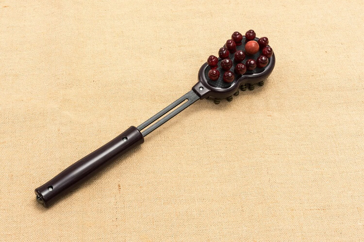 岂止于美按摩捶按摩锤敲打锤拍打按摩棒颈部腿部健身锤敲背捶木质经络