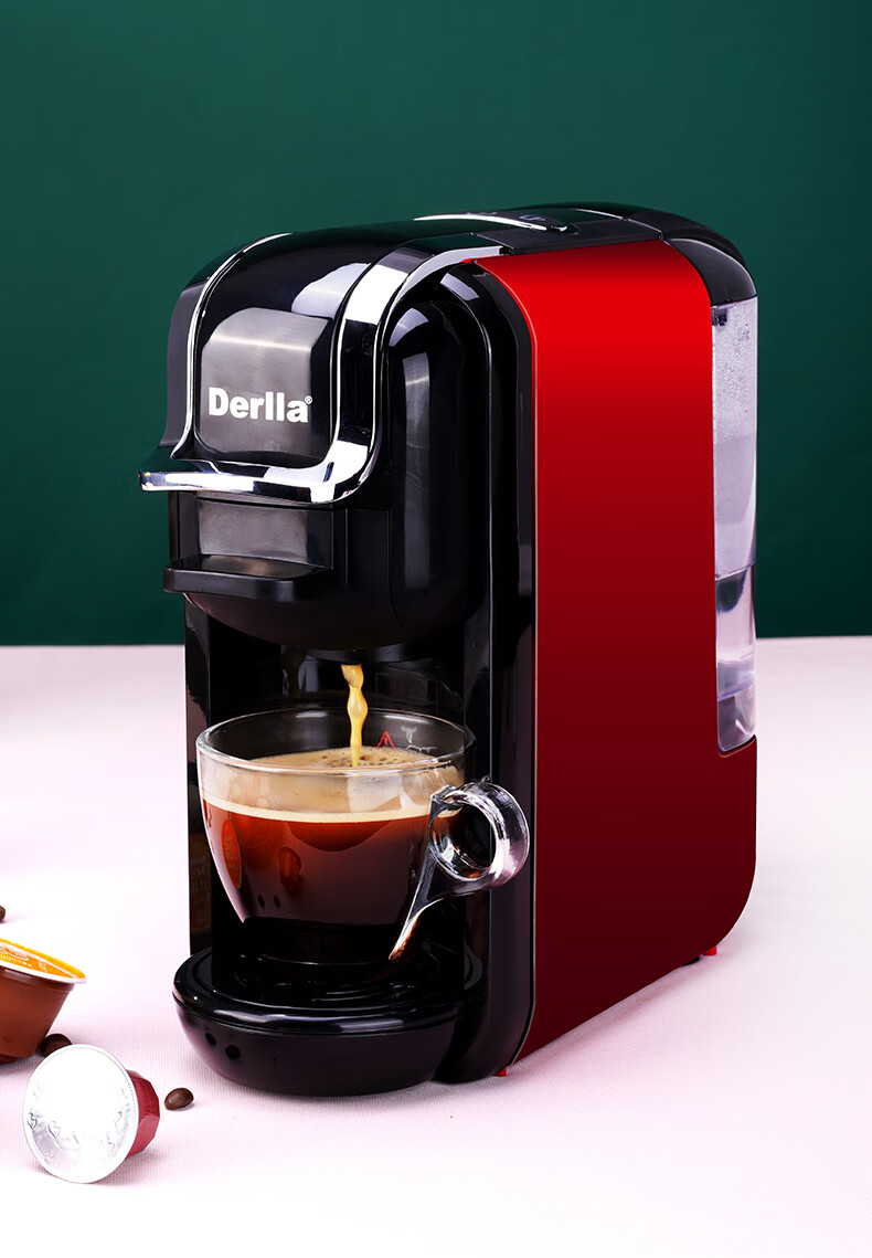 德国derlla胶囊咖啡机家用全自动便携式适用星巴克雀巢nespresso多趣