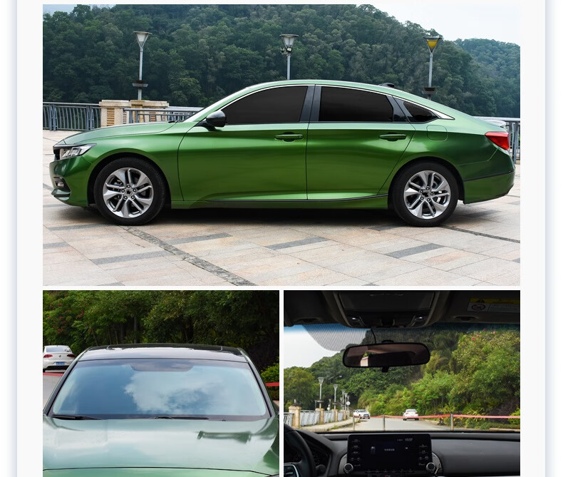 玻璃膜车窗膜隐私膜防晒防爆太阳膜车膜全车膜黄金绿墨绿色其他车型