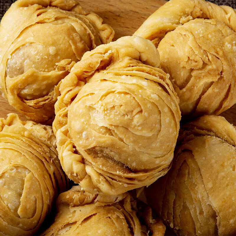 陕西特产小吃老人喜欢吃酥饺酥角零食特色手工炸酥饺甜麻花软糕点 (2