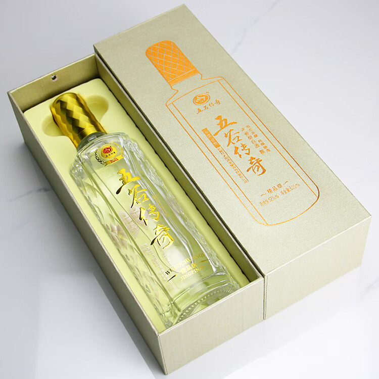 【五谷传奇专营店】甘肃白酒五谷传奇酒精品级42度52度浓香型白酒礼盒
