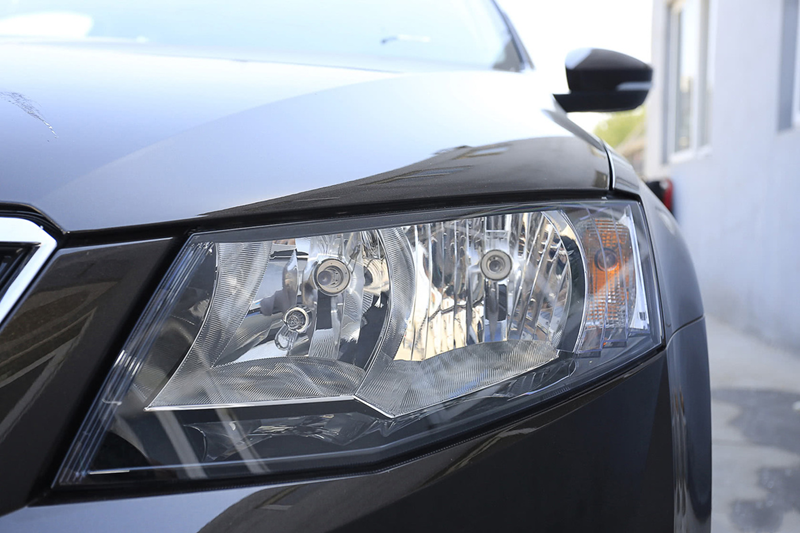 适用于15 16 17款斯柯达明锐前大灯总成新款明锐前照灯灯卤素大灯主 