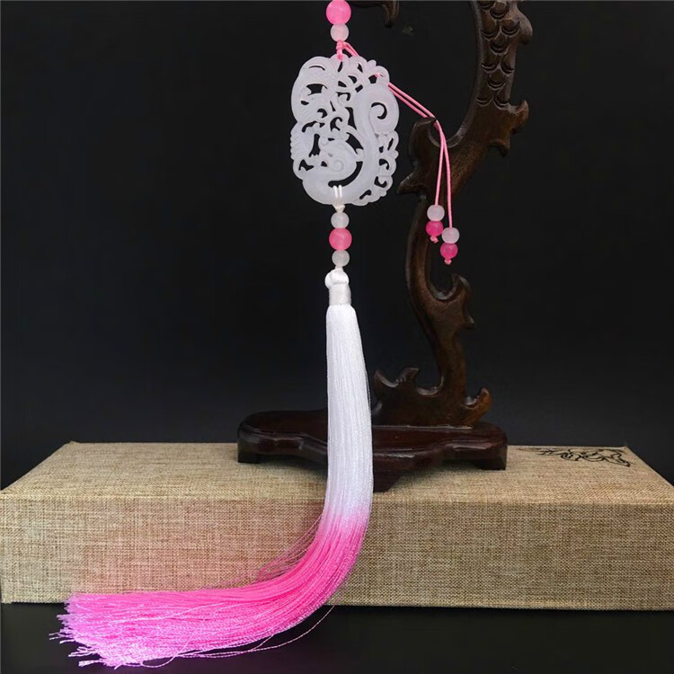 专柜古装汉服腰佩古龙玉佩流苏腰间挂件古风禁步腰坠压裙压襟男女挂饰