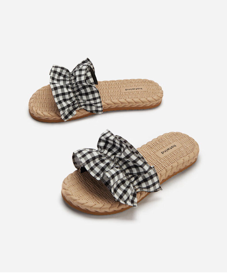 热风拖鞋女2021年夏季商场同款新款女士时尚ins潮一字带外穿拖鞋女19