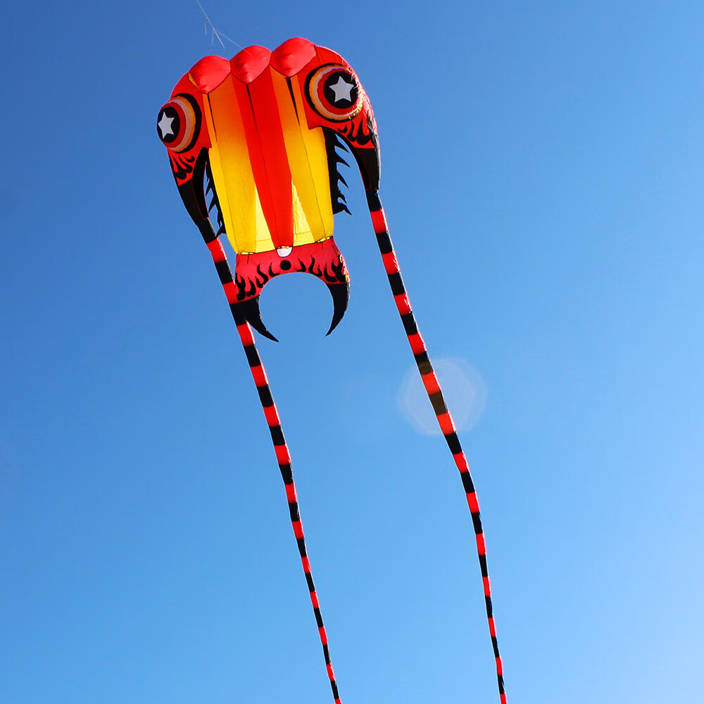领航风筝新奇特征风三叶虫充气风筝立体风筝7平米