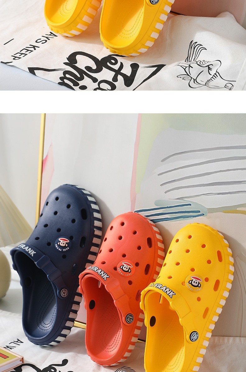 paulfrank大嘴猴洞洞鞋凉鞋男拖鞋户外休闲旅行两穿沙滩鞋舒适耐磨