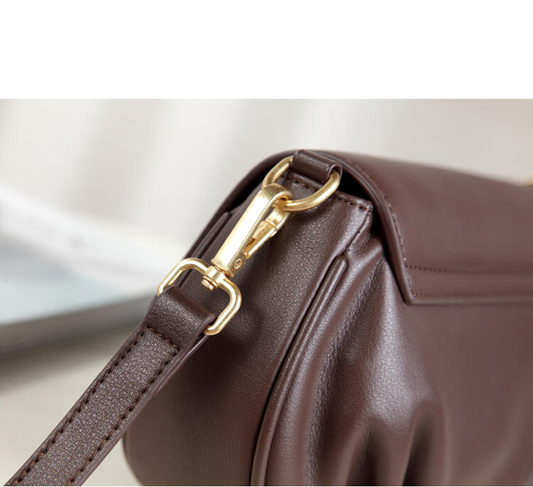 sara lee品牌 包包女2021新款潮春夏麻花辫腋下包真皮百搭精致手提斜