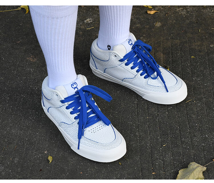 极客路滑板鞋 极路客滑板鞋国产男女学生耐磨减震翻反毛皮中高帮bmx