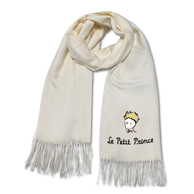 小王子联名情侣字母印花休闲百搭男女可定制秋冬保暖围脖围巾送女友