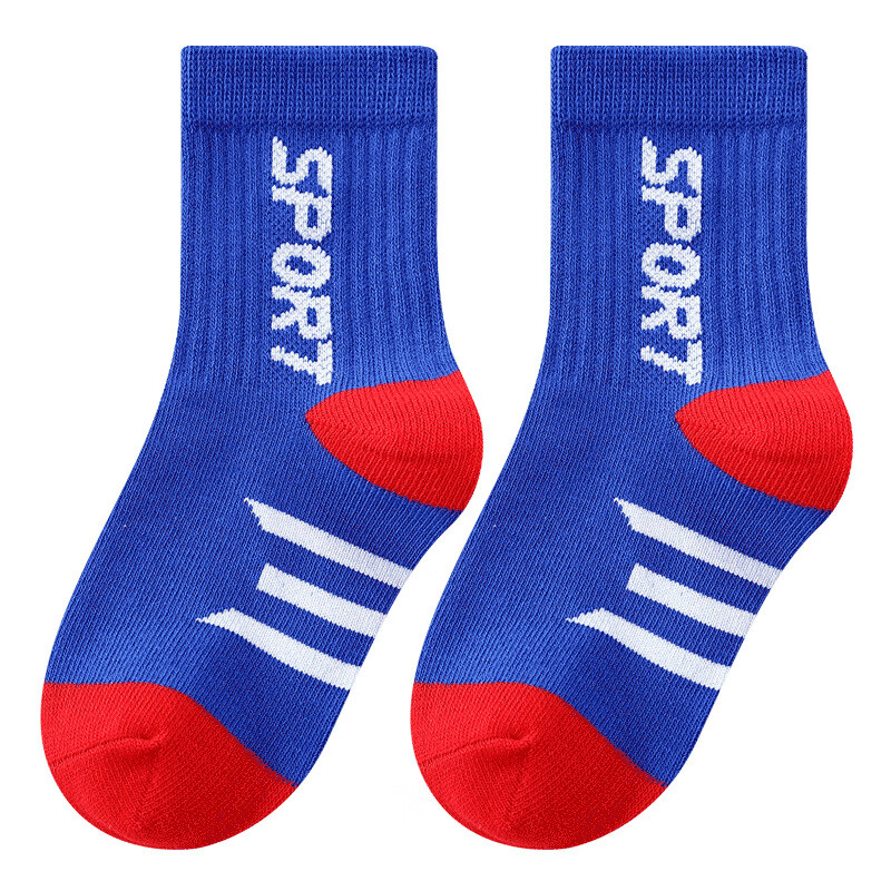 防臭袜子小学生男孩春秋中筒12岁大童男孩棉质秋冬篮球运动 sport运动