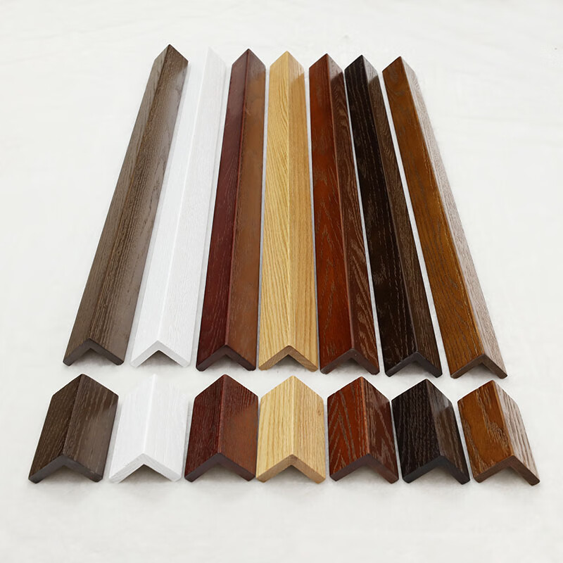 纯实木护角护墙角红橡木护角线阳角防撞条木保护条护角条窄边 斜边款