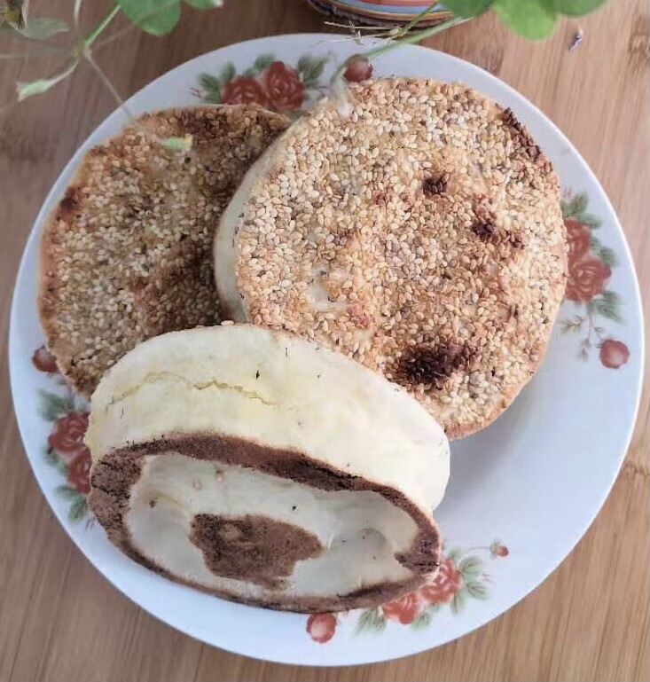 东北特产辽宁朝阳凌源清真现做传统老式大个吊炉烧饼缸炉10个