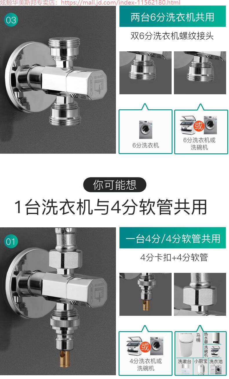 洗衣机接角阀图解图片