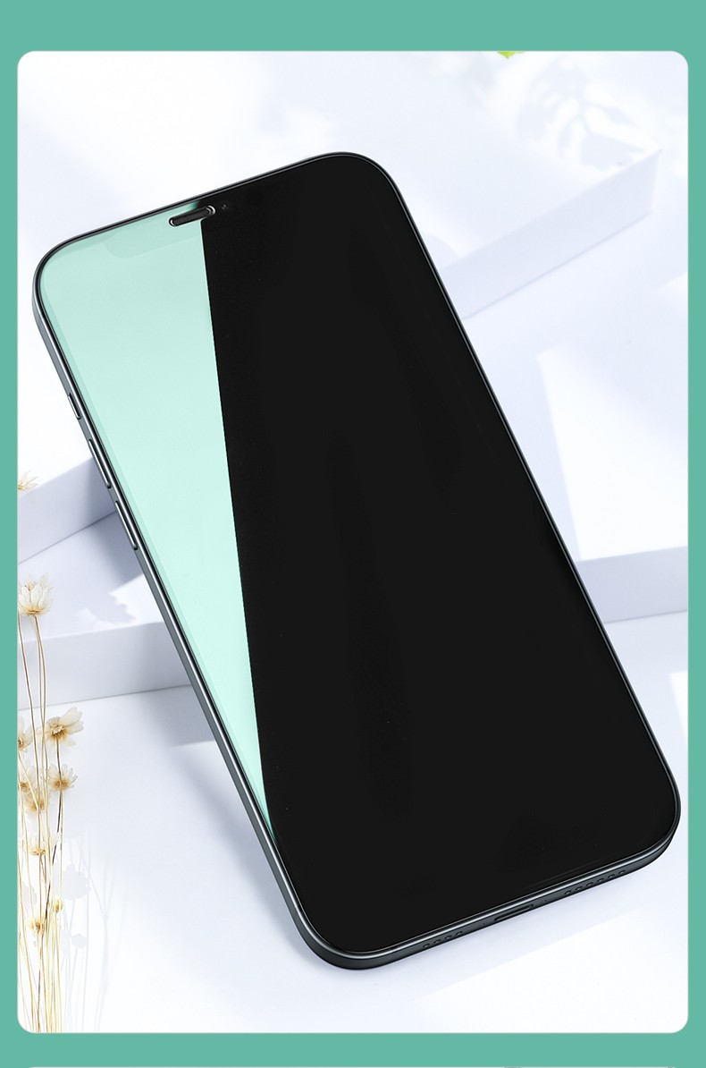 12钢化膜苹果12promaxmini全屏覆盖绿光膜防爆护眼膜手机贴膜12mini