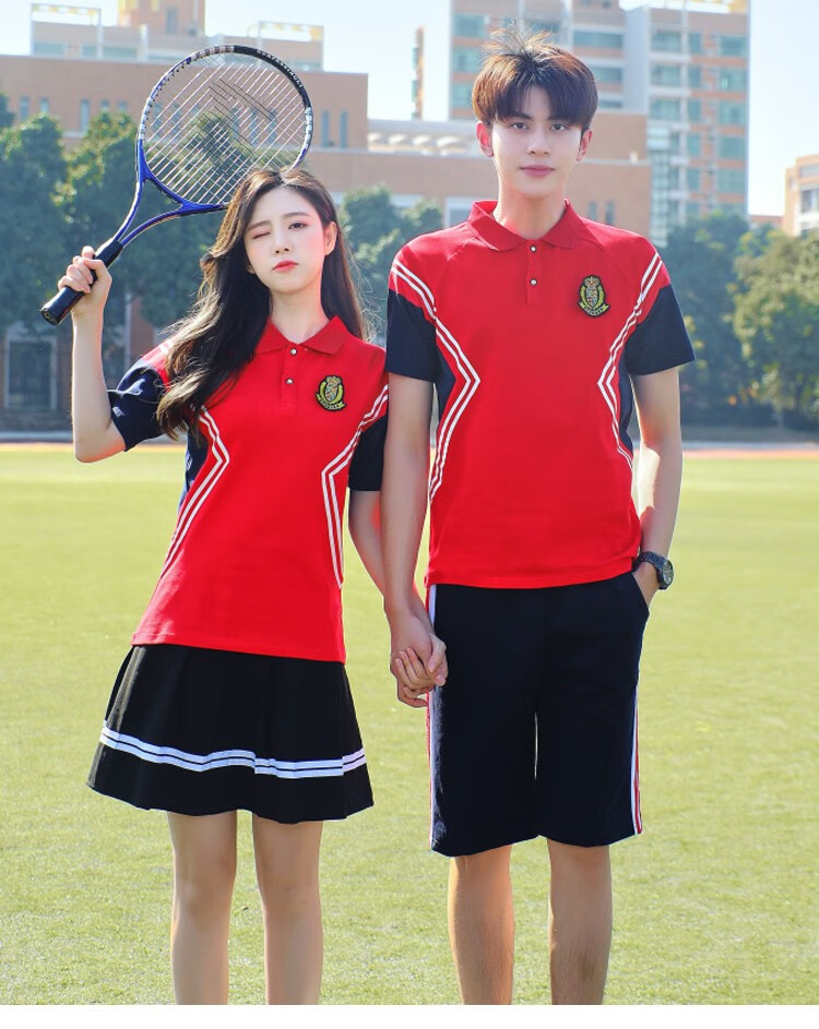 稻草人(mexican)校服套装初中高中学生夏季运动会班服t恤短袖定制学院