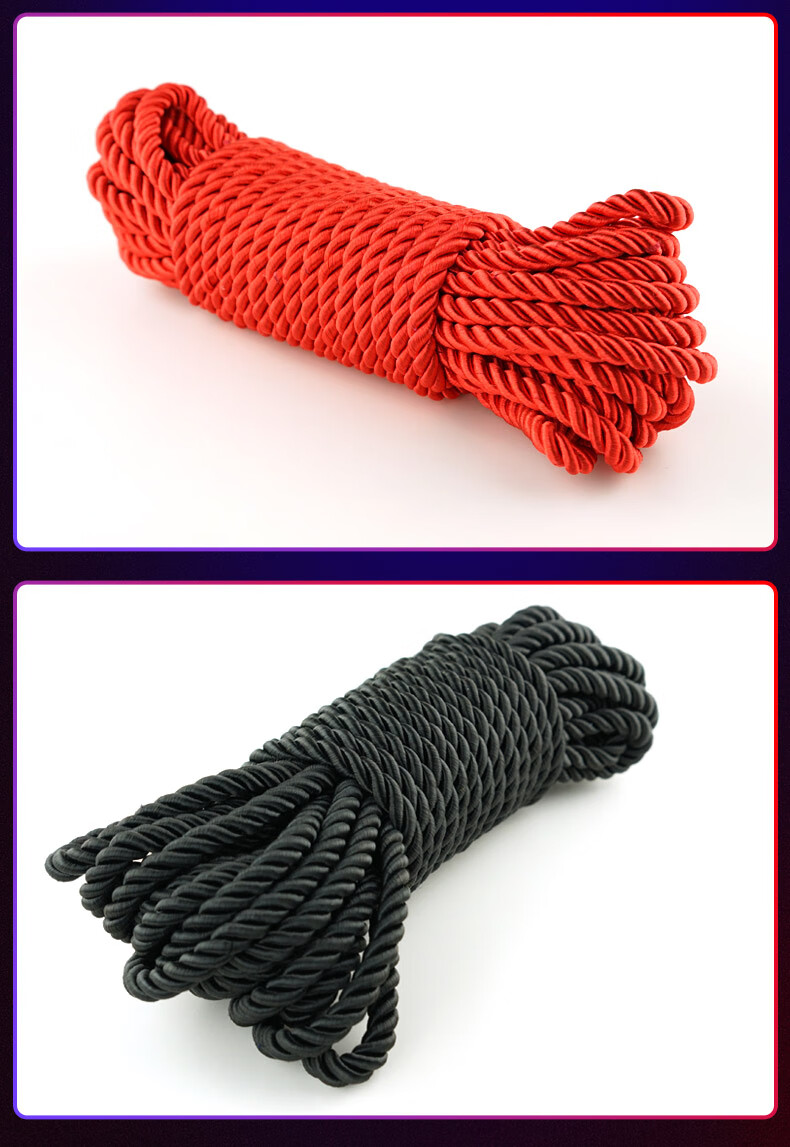 精趣 丝绳 捆绑绳子sm女性床上束缚工具激情捆绑带情趣道具 男性女用