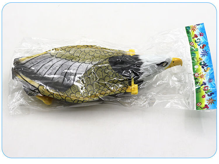 驱鸟神器电动老鹰玩具吊线鹦鹉飞鸟飞马会叫转圈小鸟飞鹰儿童玩具 声