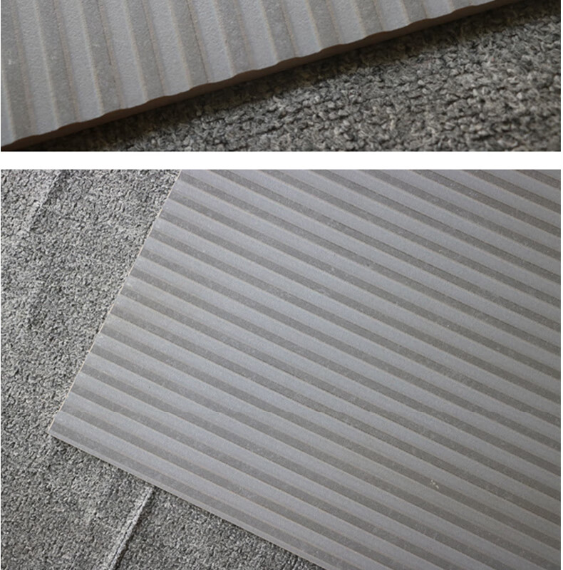 秀谛亚通体灰色拉槽瓷砖600x600浴室澡堂防滑砖商场凹凸条纹墙砖地板