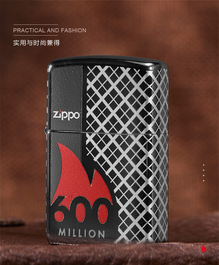 之宝(zippo)突破6亿纪念时刻二战75周年纪念煤油防风火机 纪念二战