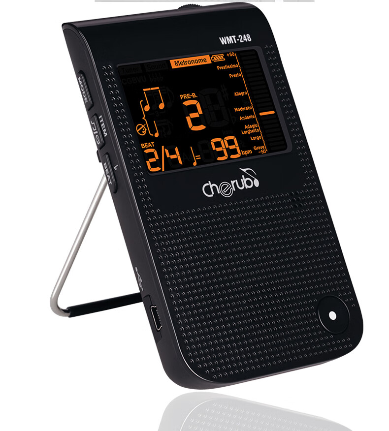 小天使充电电子节拍器节奏调音器古筝钢琴吉他架子鼓提琴乐器配件one