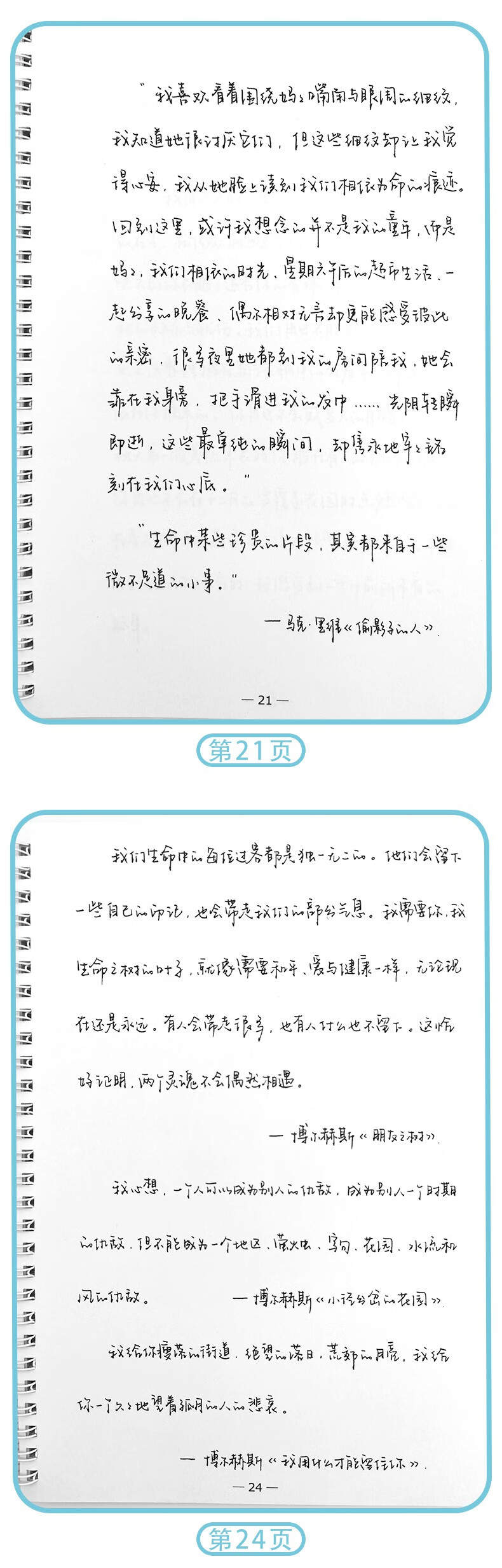 渡川舟文创陈书凝个性行书手写体钢笔临摹练字帖初学者入门硬笔书法