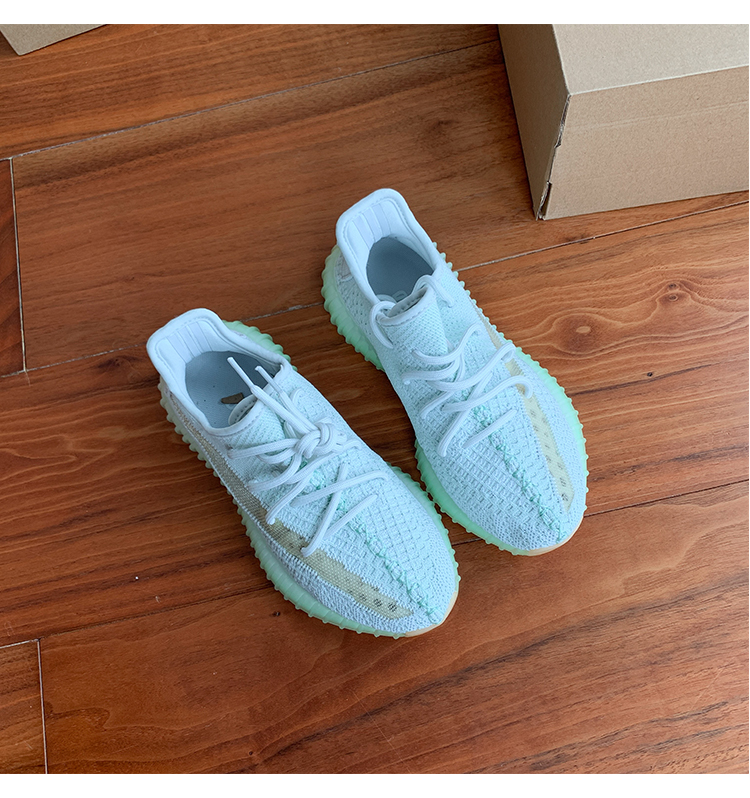 脊岩椰子鞋350v2真爆黑天使女运动休闲鞋满天星椰子鞋女 蓝精灵 35