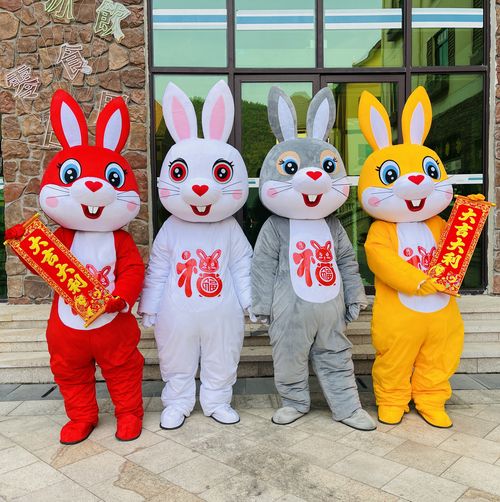 兔年吉祥物卡通人偶服装行走活动道具动漫玩偶 调皮可妮兔 大码170