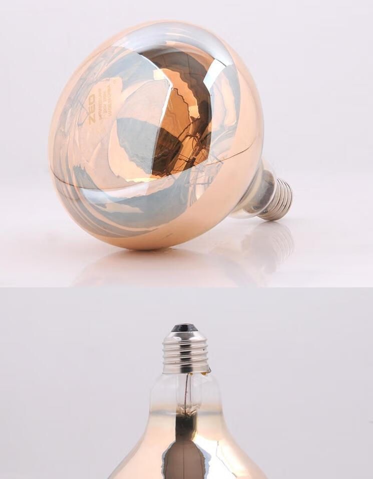 沐浴用发热灯卫浴中间照明暖灯保暖浴霸灯泡275w灯泡取暖灯灯暖透明款