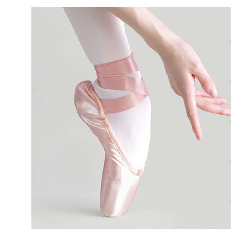现货秒发芭蕾舞蹈鞋女成人硬底足尖鞋缎面练功鞋儿童初学芭蕾脚尖