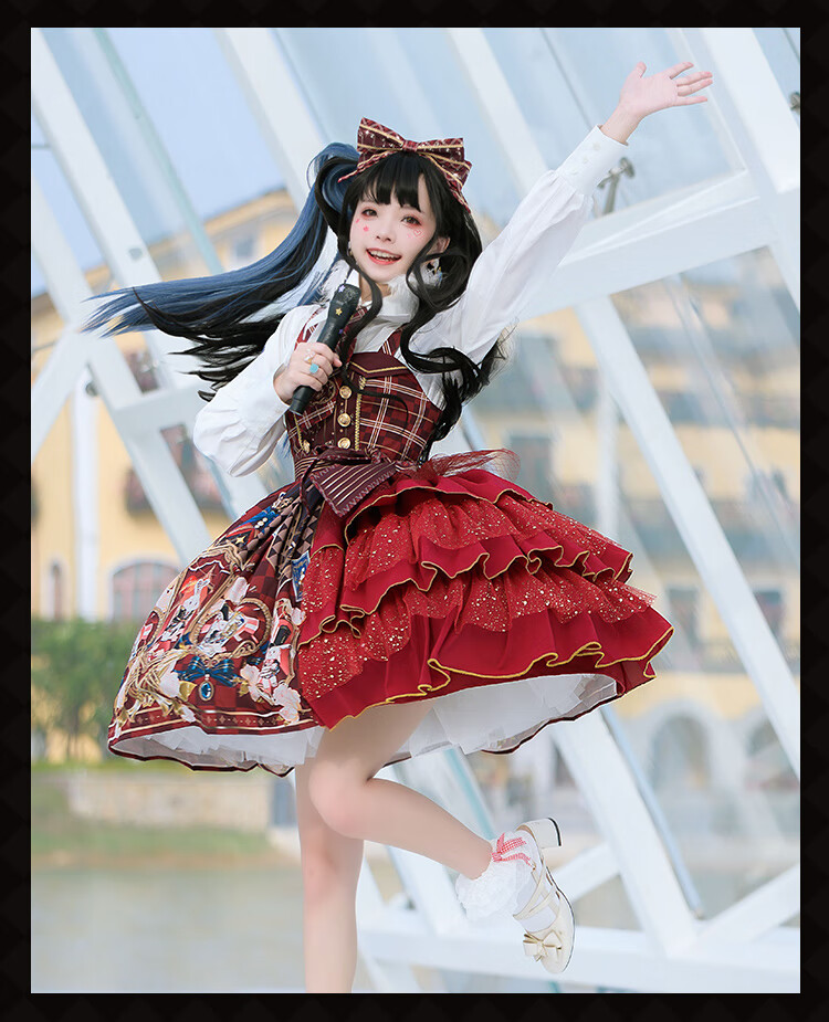 cosplay动漫服装喵艾卿lolita原创全款现货打歌服华丽洛丽塔连衣裙jsk