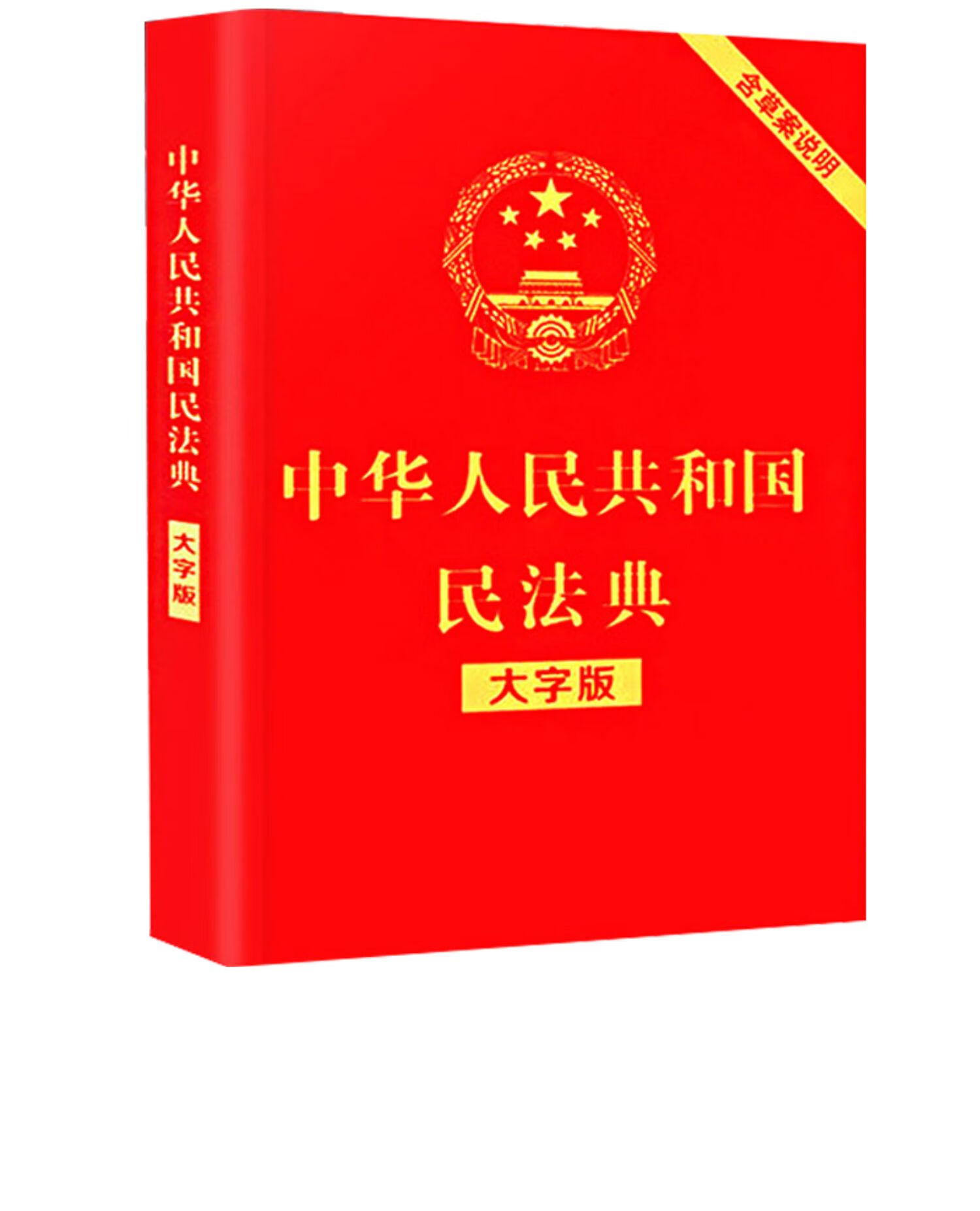 《中华人民共和国民法典大字版 中国法律常识一本全正版全套2册2021年