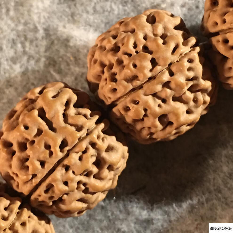 冰珂天然蜂窝小金刚菩提手串 金刚菩提子手串单圈 文玩男士佛珠老树