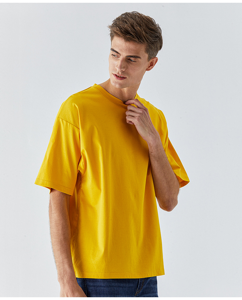 【younger系列】暇步士男装2021夏趣味印花圆领短袖t恤pe-21331d 043